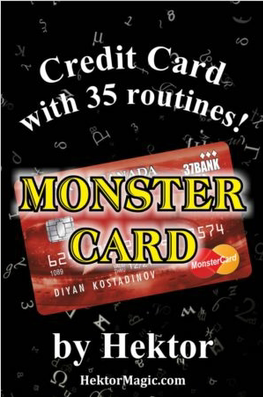 Monster Card by Hektor