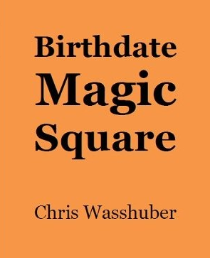 Birthdate Magic Square By Chris Wasshuber