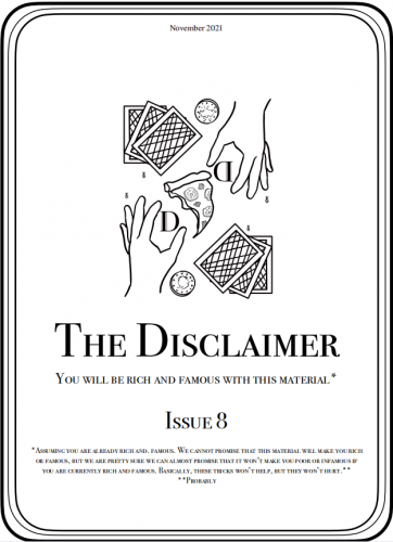 The Disclaimer Issue 8 (2021-11)
