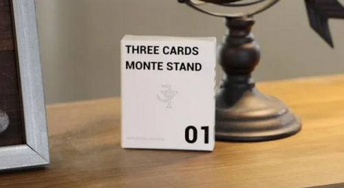 Three Card Monte Stand by Jeki Yoo