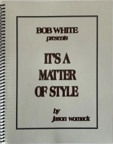 Jason Womack - It's a Matter of Style