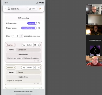 Inject AI Webinar by Greg Rostami