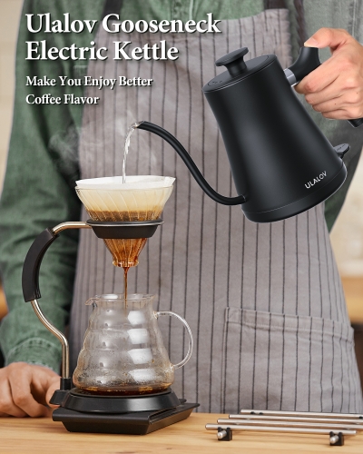 Gooseneck Electric Kettle, 0.9L Electric Tea Kettle with