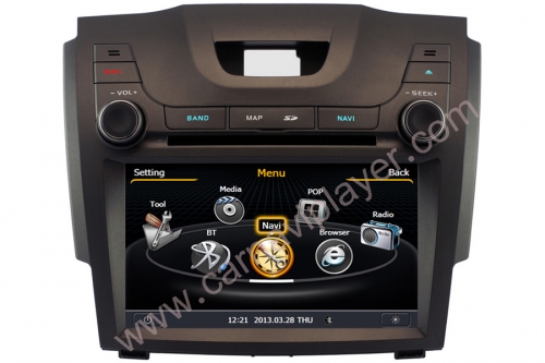 Chevrolet Colorado S10 Autoradio GPS Navigation Head Unit
