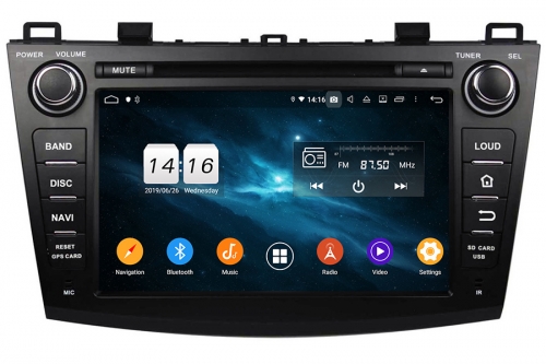 Aftermarket Navigation Auto radio For Mazda 3 2010-2013