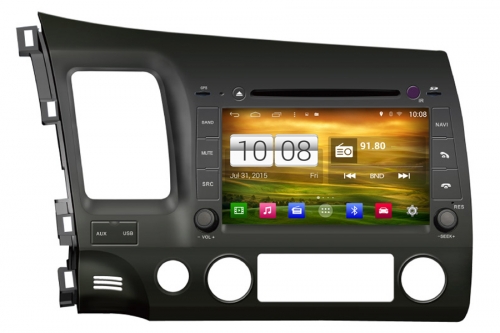 Android OS Navigation Radio Player For Honda Civic 2006-2011