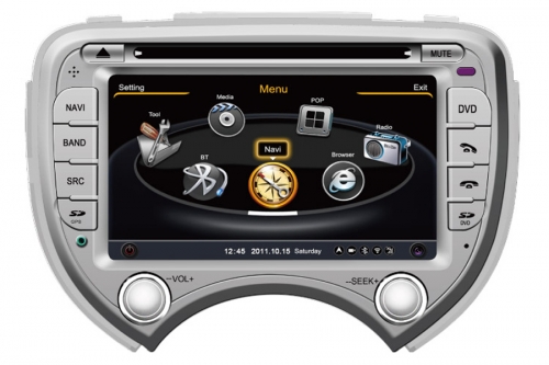Nissan Micra March Verita Aftermarket Navigation With DVD Player