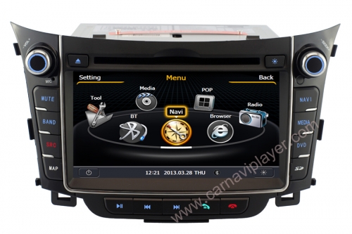 Hyundai i30 2012-2014 Aftermarket Navigation Autoradio