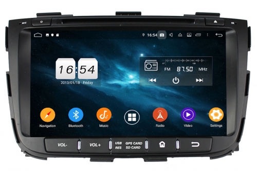 Aftermarket Navigation radio for For Kia Sorento 2013-2014