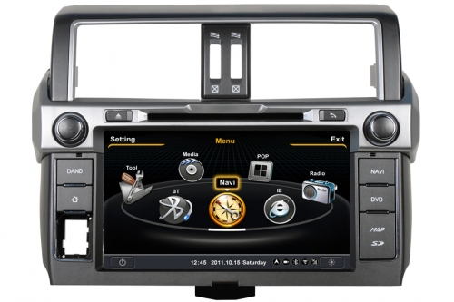 Toyota Land Cruiser Prado 2014 Aftermarket Navigation Car Stereo