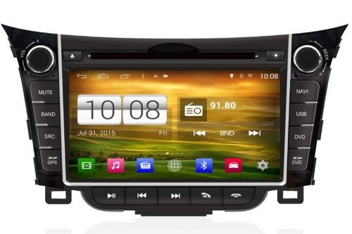 Android OS Navigation Radio Player For Hyundai i30 2013