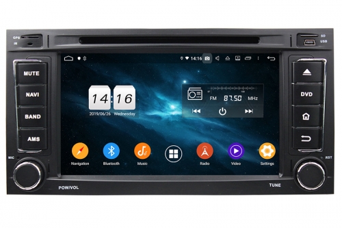 Volkswagen Touareg Android 9 OS GPS Navigation Head Unit