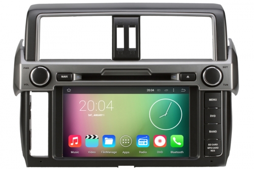Android 5.1 OS Navigation Radio Player For Toyota Prado 2014
