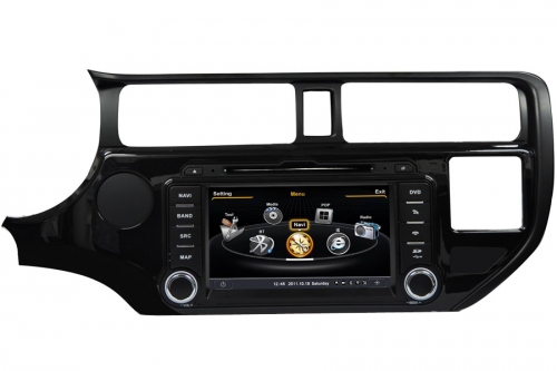 Kia K3 Rio Pride Aftermarket Navigation DVD Player