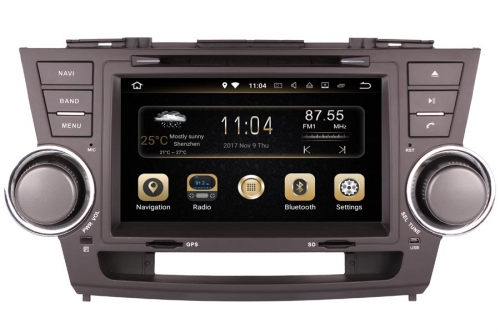 Android Navigation Radio Player For Toyota Highlander 2008-2013