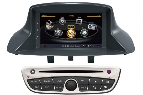 Renault Fluence Megane III Aftermarket GPS Navigation Autoradio