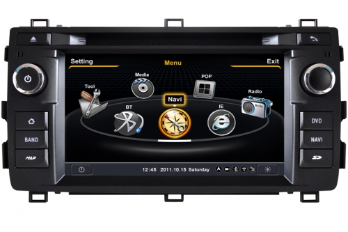 Toyota Auris 2013 Aftermarket Navigation Car Stereo