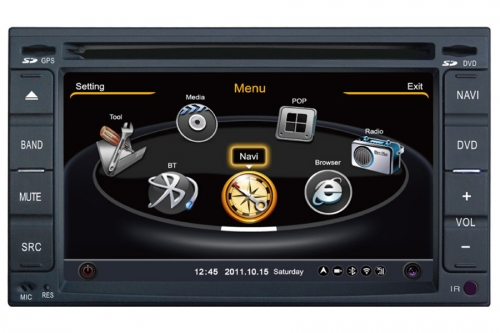 Nissan Universal Double Din Aftermarket Navigation DVD Player