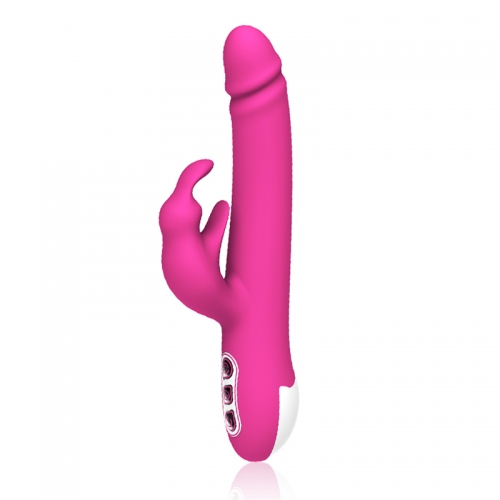 Hot Style Silicone Rabbit Dildo Vaginal Electric Vibrator For Women Sex Toy