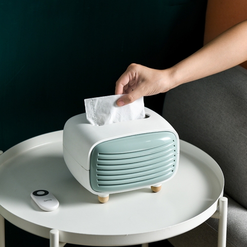 Radio tissue box living room coffee table drawer tray home desktop napkin tray paper towel drawer waterproof