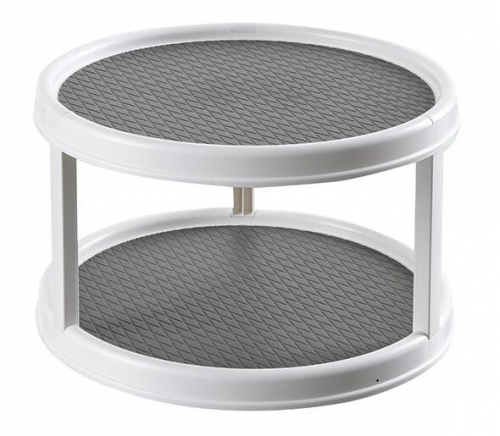 2-Tier 12'' Lazy susan turntable organizer