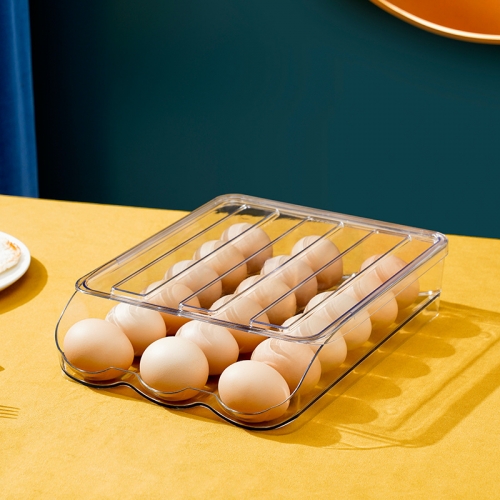 3-Tier Clear Egg Storage Organizer