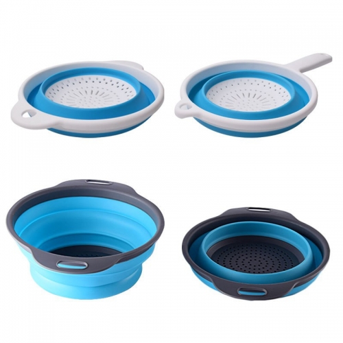 Foldable Colanders and Strainers with Handles