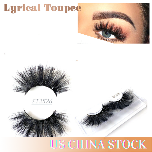 False Eyelashes Natural Faux Mink Strip 3D, strong natural eyelashes, High Quality, Soft and comfortable to use. (ST2526)