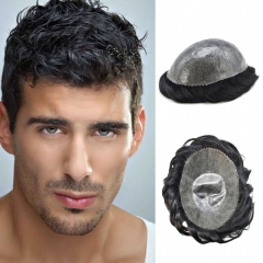 PAPY-J: LyricalToupee Natural Human Hairline Toupee for Men - Durable Skin Injection Hairpiece