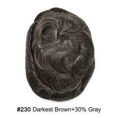 230# Darkest Brown with 30% Grey