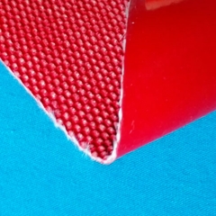 1.3mm thickness silicone calendered fiberglass fabric with wire inserted