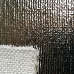 0.8mm Aluminium foil laminated texturized fiberglass fabric