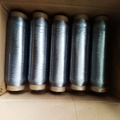 Stainless steel fiber sewing thread