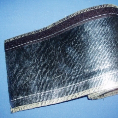 Reflective heat shield fiberglass sleeve with Velcro