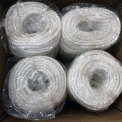 Silica knitted rope
