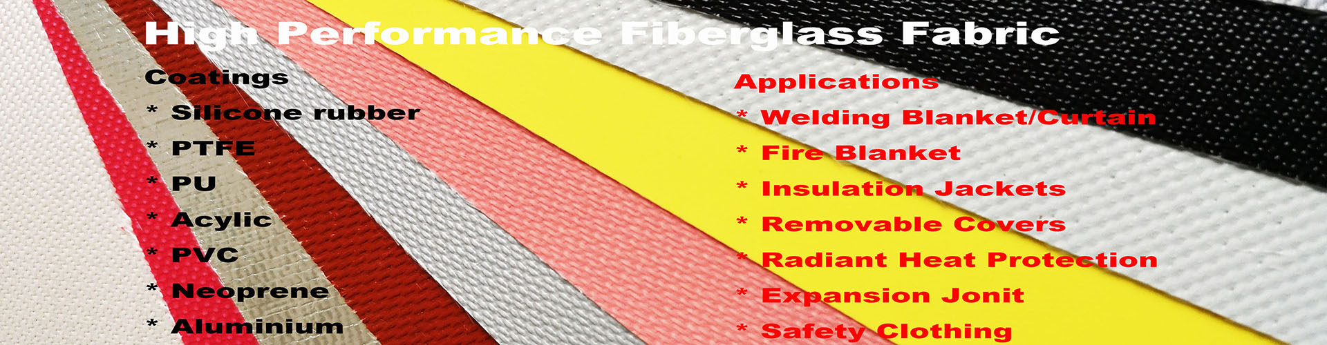 High Temperature Coated Texturized Fiberglass Fabrics