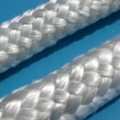 Fiberglass round braided rope