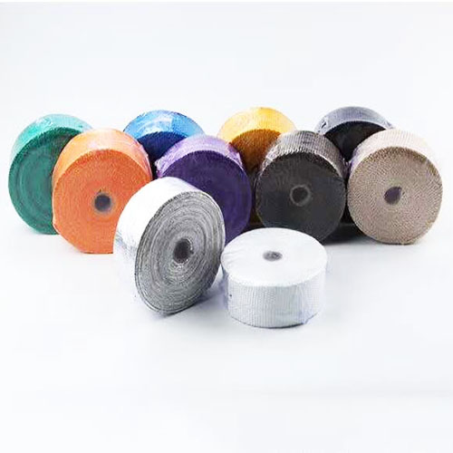 Fiberglass tape with color pigment