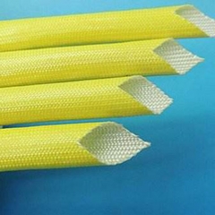 Acrylic coated fiberglass sleeve