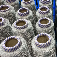Stainless steel fiber yarn