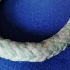 Bio soluble ceramic fiber rope