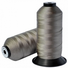 Stainless steel fiber sewing thread