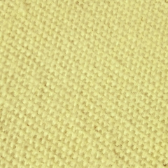aramid fabric with spun yarn glass filament core