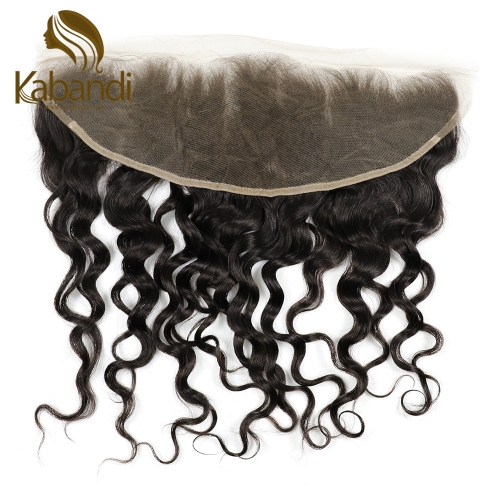 13 x 4 Natural Black (#1B) Italian Curly Lace Closure