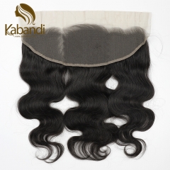 13 x 4 Natural Black (#1B) Body Wave Lace Closure