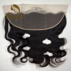 13X4 Natural Black (#1B) Silk Base Lace Closure