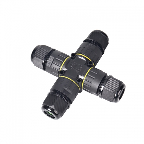 Высококачественный шнек 2 Pin X тип ландшафтного освещения водонепроницаемый коннектор