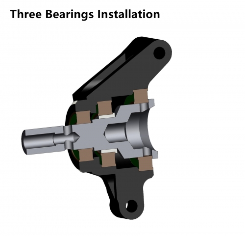 Treal MAXX CNC Billet Aluminum 7075 Rear Hubs Set 1:10 RC Upgrades