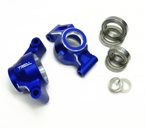 Treal MAXX CNC Billet Aluminum 7075 Rear Hubs Set 1:10 RC Upgrades