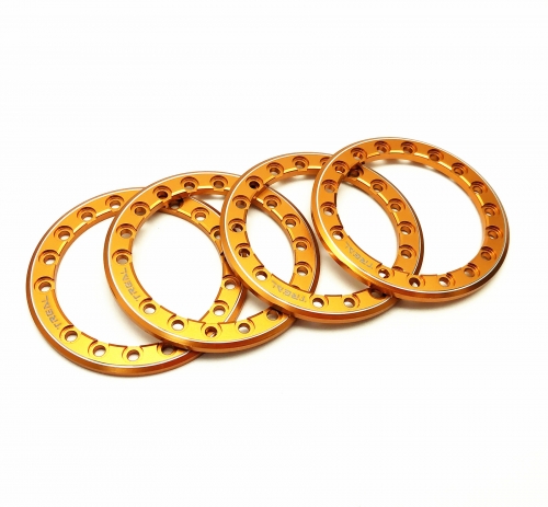 Treal 1.9 beadlock wheels Rings(4P-Set) Alloy Orange/Green/Black/Red/Blue